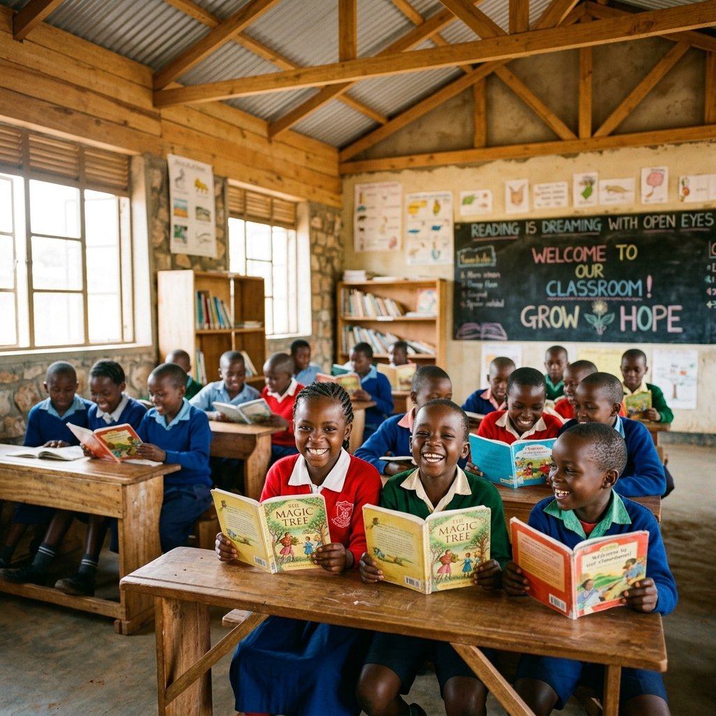 Build a school for 300 children in rural Kenya